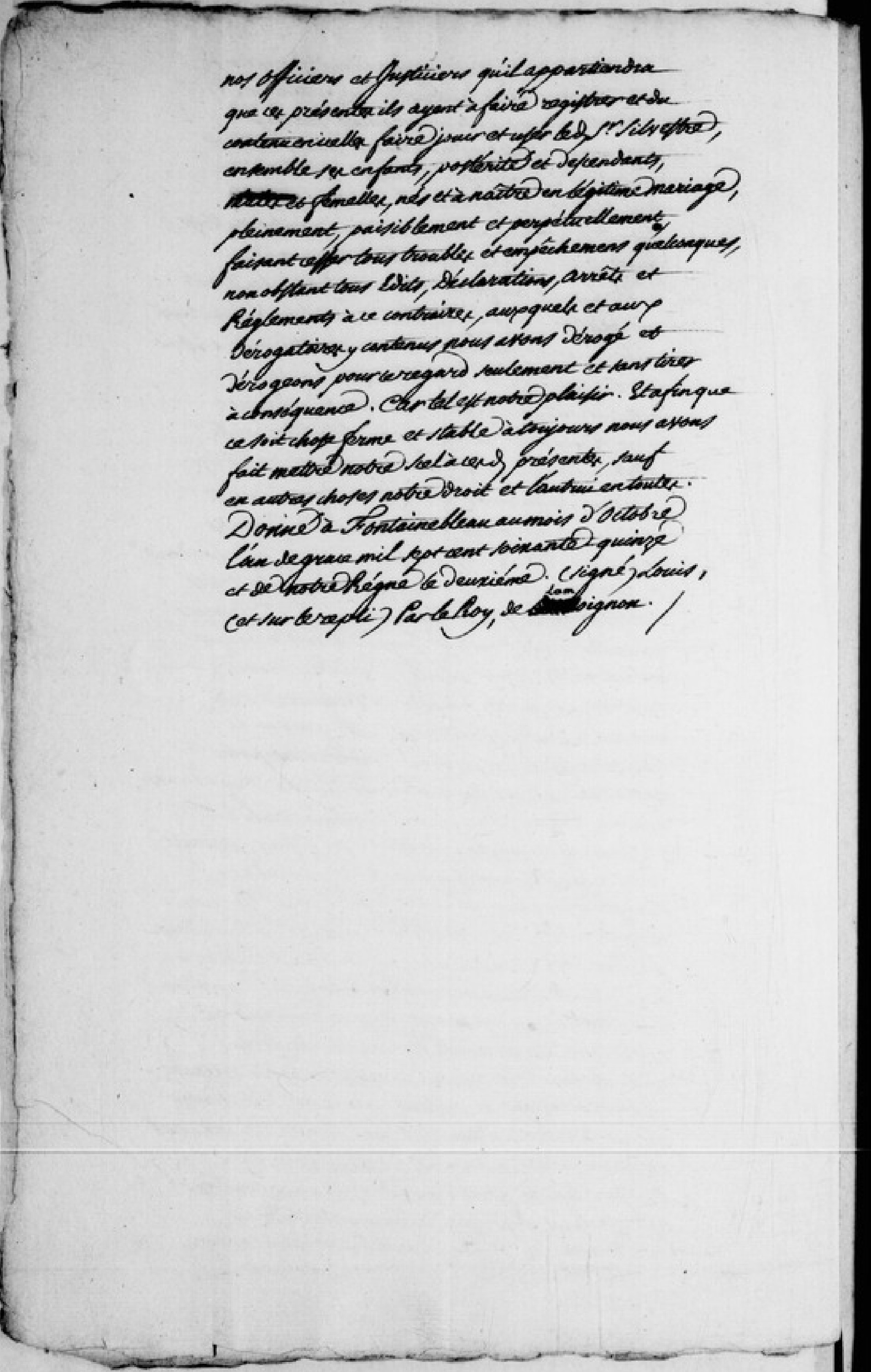  Lettres de noblesse pour Jacques Augustin de Silvestre - Page 4